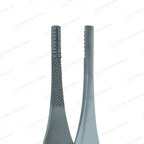 T/C Adson Brown Forceps 4.75″ 9×9 Teeth Gold Handle - surgical instruments manufactured by Waqar International, Sialkot - view 4