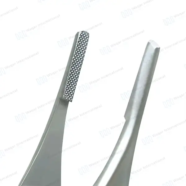 5 Pcs T/C Adson Plastic Surgery Forceps Set Straight Fine Point Gold Handle - surgical instruments manufactured by Waqar International, Sialkot - view 2