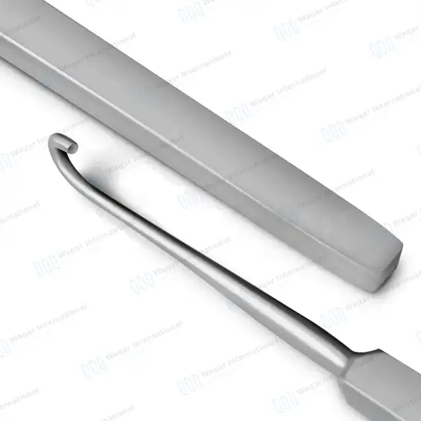 Graham Nerve Hook Blunt 6mm Deep 6.5″ Neurosurgical Instruments - surgical instruments manufactured by Waqar International, Sialkot - view 6