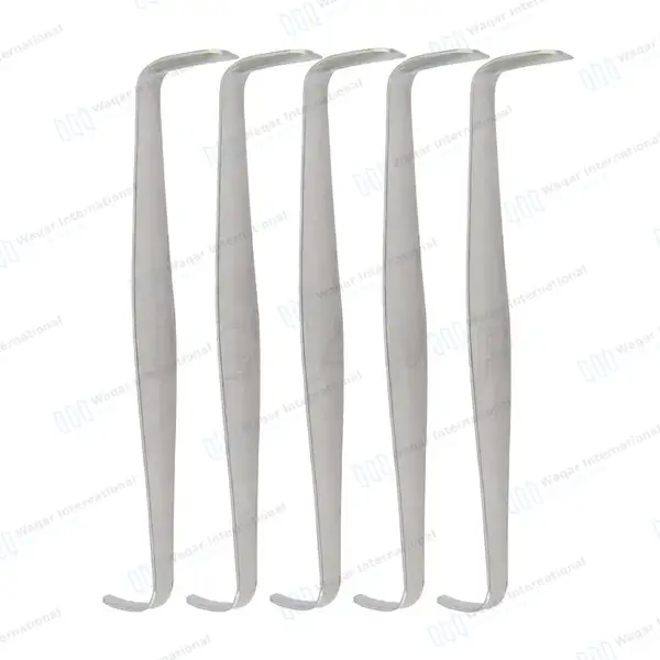 5 Pcs Crile Thyroid Retractor Set 4.5″ Double Ended - surgical instruments manufactured by Waqar International, Sialkot - view 2