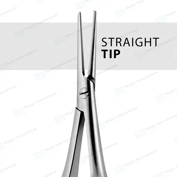 Barraquer Needle Holder 5″ Straight Smooth Jaws without Lock - surgical instruments manufactured by Waqar International, Sialkot - view 4