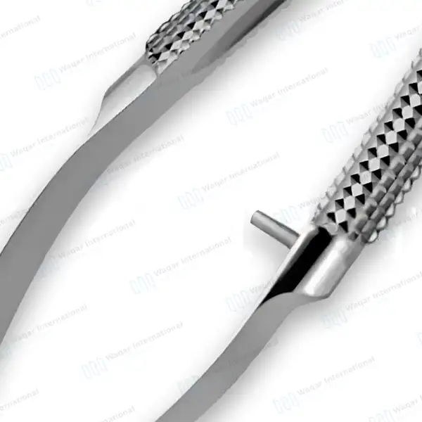 Barraquer Needle Holder 5″ Straight Smooth Jaws without Lock - surgical instruments manufactured by Waqar International, Sialkot - view 5