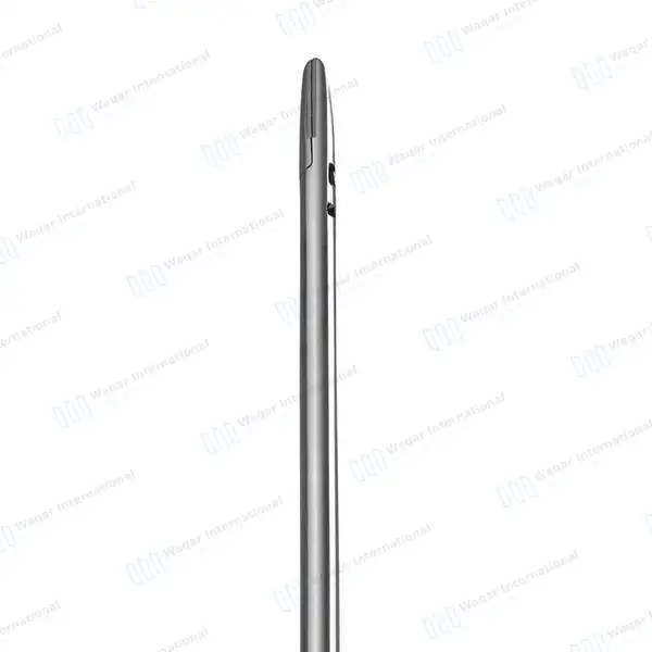 Laparoscopic Needle Holder 5x330mm Straight Jaws V-Shaped Gold Handle - surgical instruments manufactured by Waqar International, Sialkot - view 4