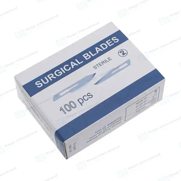 Pack of 100 Scalpel Blades #70 - surgical instruments manufactured by Waqar International, Sialkot - view 3