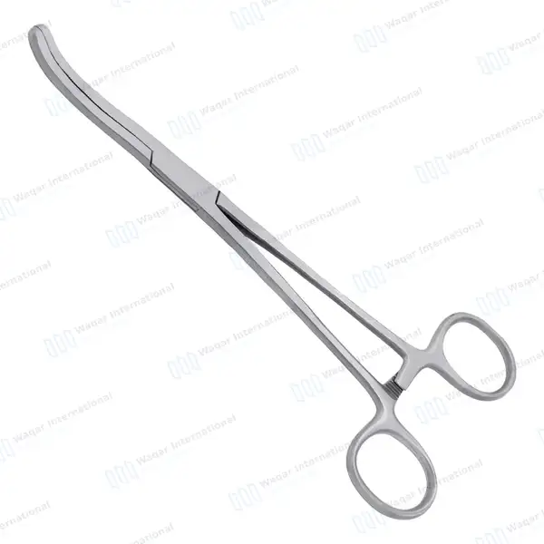 Ferguson Angiotribe Forceps 6.5″ Curved Serrated Jaws - surgical instruments manufactured by Waqar International, Sialkot - view 2