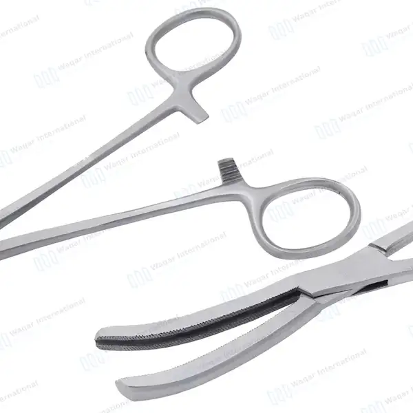 Ferguson Angiotribe Forceps 7.5″ Curved Serrated Jaws - surgical instruments manufactured by Waqar International, Sialkot - view 6