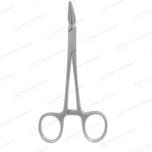 William Splinter Forceps 5.5″ (14cm) 45° Angle Serrated Tips - surgical instruments manufactured by Waqar International, Sialkot - view 6