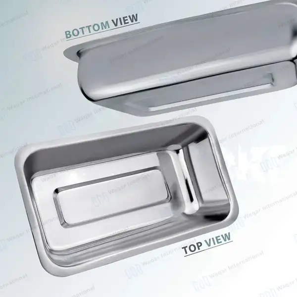 Dental & Surgical Instruments Tray 8″ x 5″ x 2″ - surgical instruments manufactured by Waqar International, Sialkot - view 2