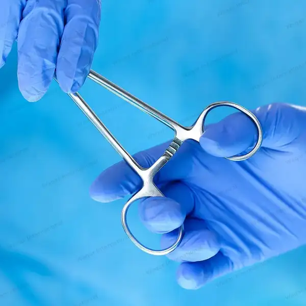 3 Pcs Pean Hemostat Set 6″, 8″, 10″ – Curved - surgical instruments manufactured by Waqar International, Sialkot - view 5