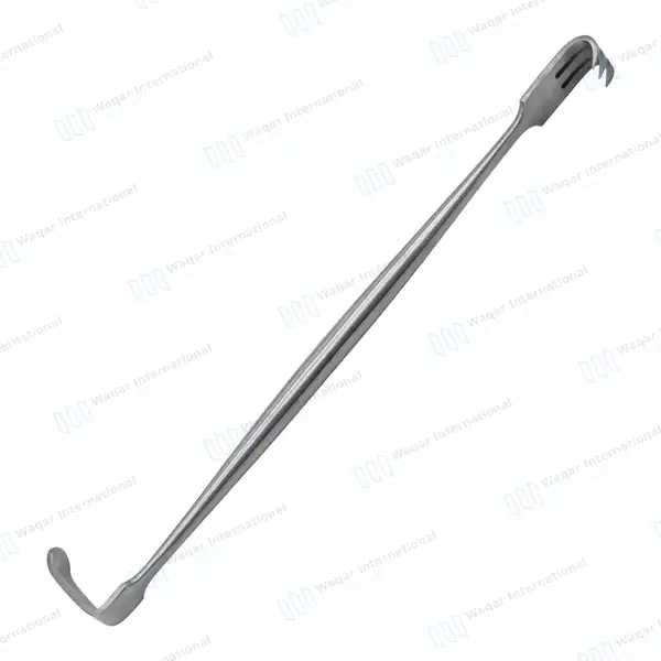 Senn Miller Retractor 3 Sharp Prongs 6 3/8″ Double Ended - surgical instruments manufactured by Waqar International, Sialkot - view 8