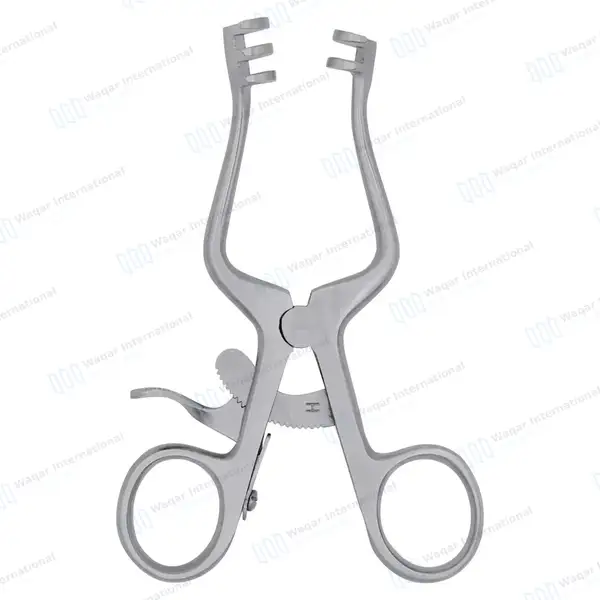Weitlaner Retractor 4.5″ 2×3 Prongs Blunt - surgical instruments manufactured by Waqar International, Sialkot - view 2