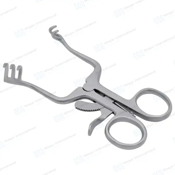 Weitlaner Retractor 4.5″ 2×3 Prongs Blunt - surgical instruments manufactured by Waqar International, Sialkot - view 8