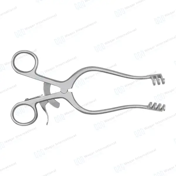 Weitlaner Retractor 6.5″ 3×4 Prongs Blunt - surgical instruments manufactured by Waqar International, Sialkot - view 7