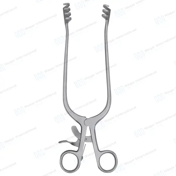Weitlaner Retractor 9.5″ 3×4 Prongs Blunt - surgical instruments manufactured by Waqar International, Sialkot - view 2