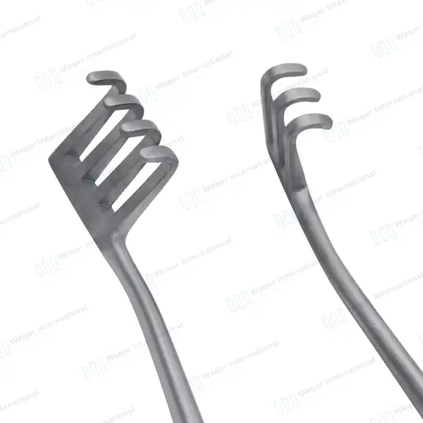 Weitlaner Retractor 9.5″ 3×4 Prongs Blunt - surgical instruments manufactured by Waqar International, Sialkot - view 6