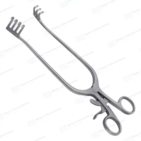 Weitlaner Retractor 9.5″ 3×4 Prongs Blunt - surgical instruments manufactured by Waqar International, Sialkot - view 8