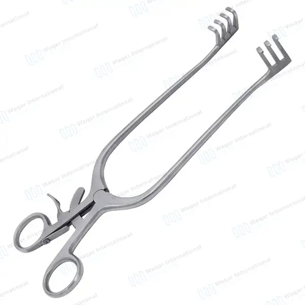 Weitlaner Retractor 9.5″ 3×4 Prongs Blunt - surgical instruments manufactured by Waqar International, Sialkot - view 9