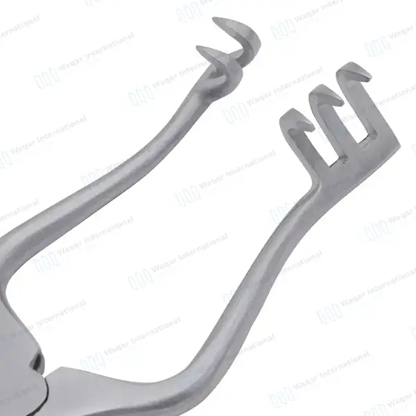 Weitlaner Retractor 2X3 Prong Sharp 4.5″ - surgical instruments manufactured by Waqar International, Sialkot - view 5