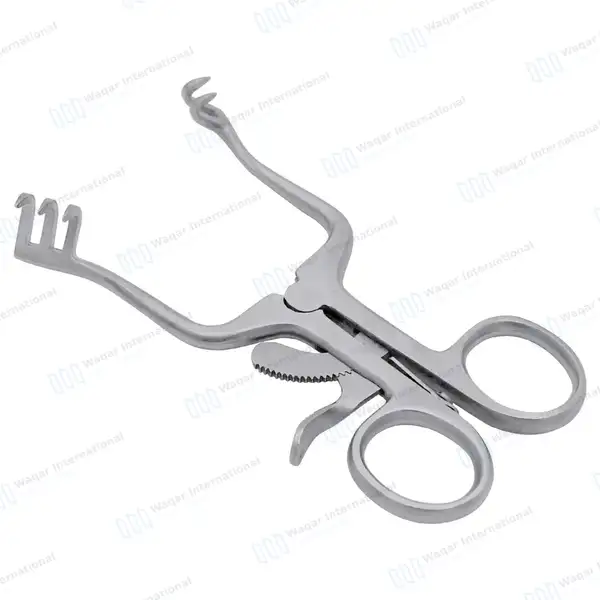 Weitlaner Retractor 2X3 Prong Sharp 4.5″ - surgical instruments manufactured by Waqar International, Sialkot - view 8