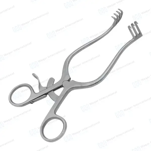Weitlaner Retractor 3X4 Prong Sharp 5.5″ - surgical instruments manufactured by Waqar International, Sialkot - view 9