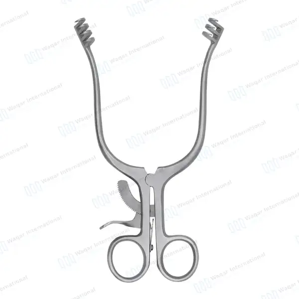 Weitlaner Retractor 3X4 Prong Sharp 6.5″ - surgical instruments manufactured by Waqar International, Sialkot - view 8
