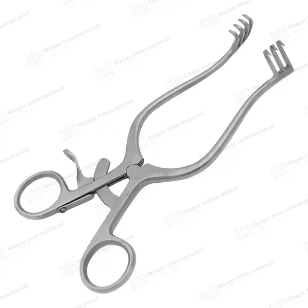 Weitlaner Retractor 3X4 Prong Sharp 6.5″ - surgical instruments manufactured by Waqar International, Sialkot - view 9