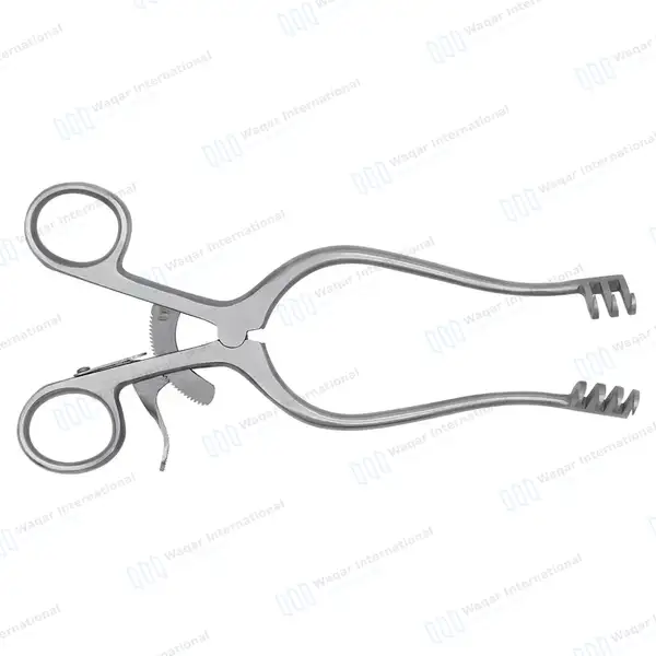 Weitlaner Retractor 3X4 Prong Sharp 8″ - surgical instruments manufactured by Waqar International, Sialkot - view 7