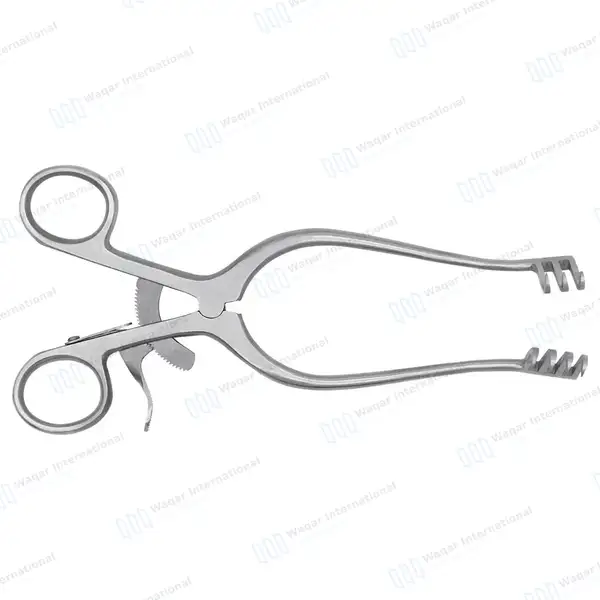 Weitlaner Retractor 3X4 Prong Sharp 9.5″ - surgical instruments manufactured by Waqar International, Sialkot - view 6
