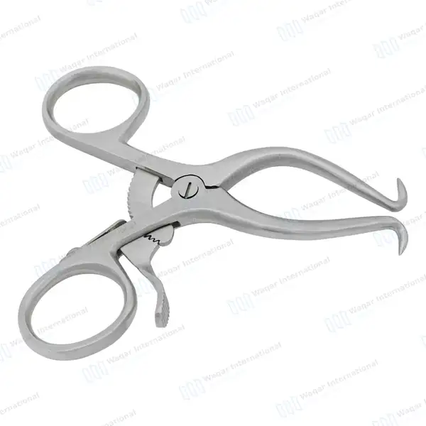Gelpi Retractor 3.5″ Sharp Tips with Grip Lock - surgical instruments manufactured by Waqar International, Sialkot - view 5