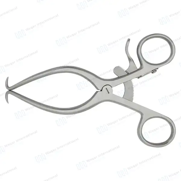 Gelpi Retractor 7″ Sharp Tips with Grip Lock - surgical instruments manufactured by Waqar International, Sialkot - view 7