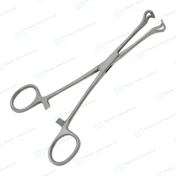 Babcock Intestinal Forceps 6.25″ with 9mm Jaws - surgical instruments manufactured by Waqar International, Sialkot - view 9