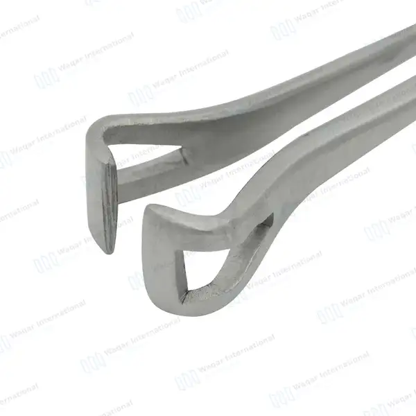 Babcock Intestinal Forceps 10″ with 15mm Jaws - surgical instruments manufactured by Waqar International, Sialkot - view 4