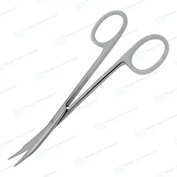 Stevens Tenotomy Scissor 4.5″ Curved Sharp Tips - surgical instruments manufactured by Waqar International, Sialkot - view 2