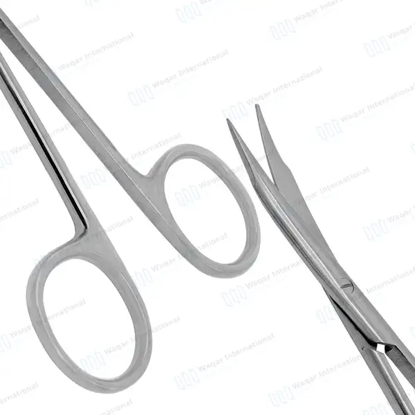 Stevens Tenotomy Scissor 4.5″ Curved Sharp Tips - surgical instruments manufactured by Waqar International, Sialkot - view 6