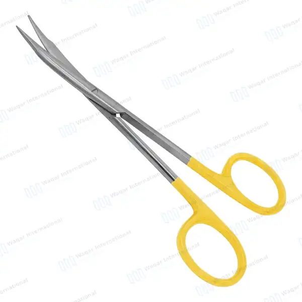 T/C Stevens Tenotomy Scissor 4.5″ Curved Sharp Tips - surgical instruments manufactured by Waqar International, Sialkot - view 2