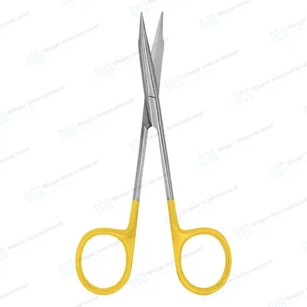 T/C Stevens Tenotomy Scissor 4.5″ Curved Sharp Tips - surgical instruments manufactured by Waqar International, Sialkot - view 7