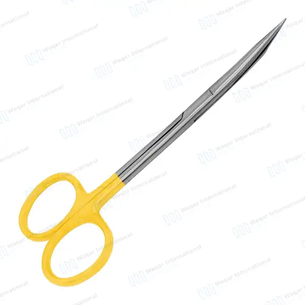 T/C Stevens Tenotomy Scissor 4.5″ Curved Sharp Tips - surgical instruments manufactured by Waqar International, Sialkot - view 9
