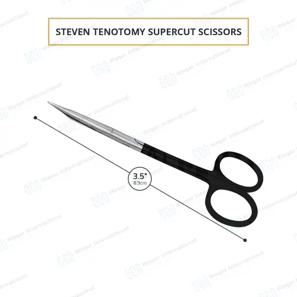 Supercut Stevens Tenotomy Scissors 3.5″ Straight - surgical instruments manufactured by Waqar International, Sialkot - view 3