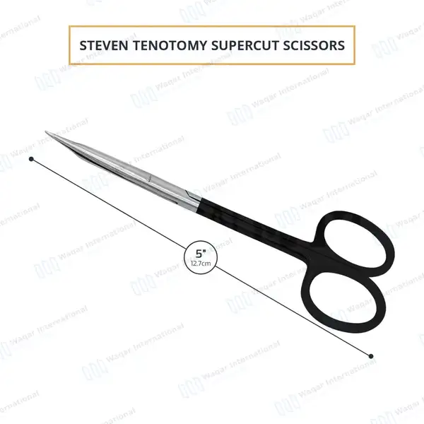 Supercut Stevens Tenotomy Scissors 5″ Straight - surgical instruments manufactured by Waqar International, Sialkot - view 3