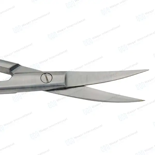 T/C La Grange Gum Scissor 4.5″ Extra Sharp Double Curved - surgical instruments manufactured by Waqar International, Sialkot - view 5