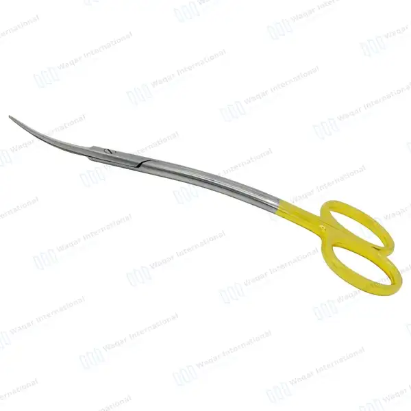 T/C La Grange Gum Scissor 4.5″ Extra Sharp Double Curved - surgical instruments manufactured by Waqar International, Sialkot - view 7
