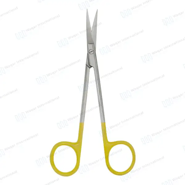 T/C La Grange Gum Scissor 4.5″ Extra Sharp Double Curved - surgical instruments manufactured by Waqar International, Sialkot - view 8
