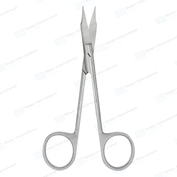 Goldman Fox Scissor 5″ Curved Dental Surgical Instrument - surgical instruments manufactured by Waqar International, Sialkot - view 7