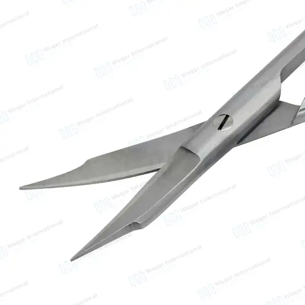 3 Pcs Goldman-Fox Gum Scissors Curved 5″ Dental Surgical Instruments - surgical instruments manufactured by Waqar International, Sialkot - view 2