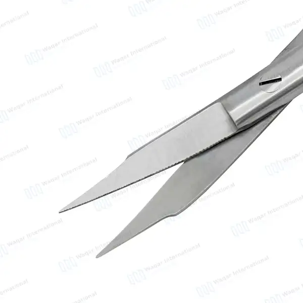 3 Pcs Goldman-Fox Gum Scissors Curved 5″ Dental Surgical Instruments - surgical instruments manufactured by Waqar International, Sialkot - view 3