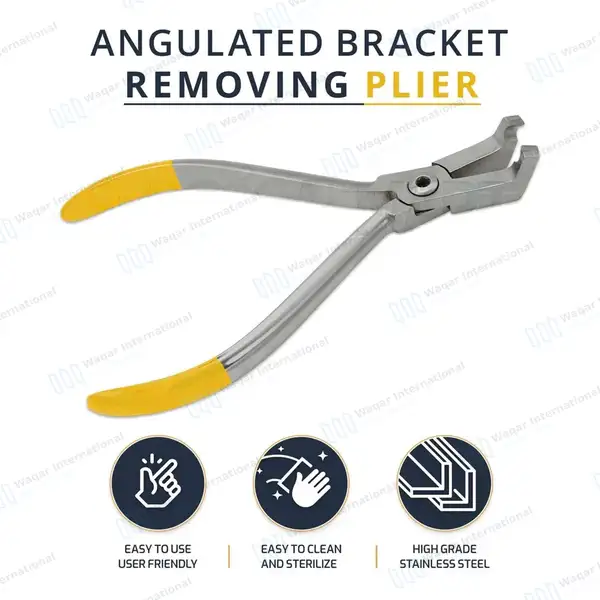 T/C Angulated Bracket Remover Plier 5.25″ Orthodontic Instrument - surgical instruments manufactured by Waqar International, Sialkot - view 10