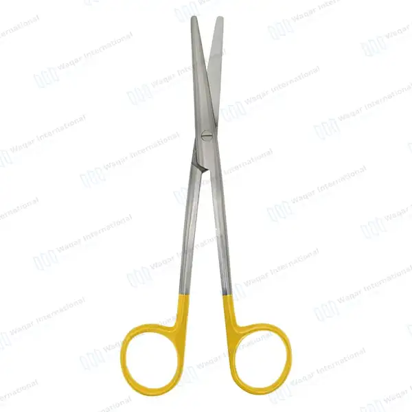 T/C Cottle Dorsal Scissors 6″ Angled Shanks with Gold Handle - surgical instruments manufactured by Waqar International, Sialkot - view 7