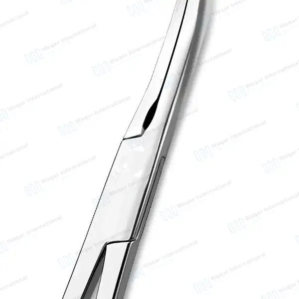 DeBakey-Rumel Atraumatic Forceps 9″ Curved Serrated Jaws - surgical instruments manufactured by Waqar International, Sialkot - view 5