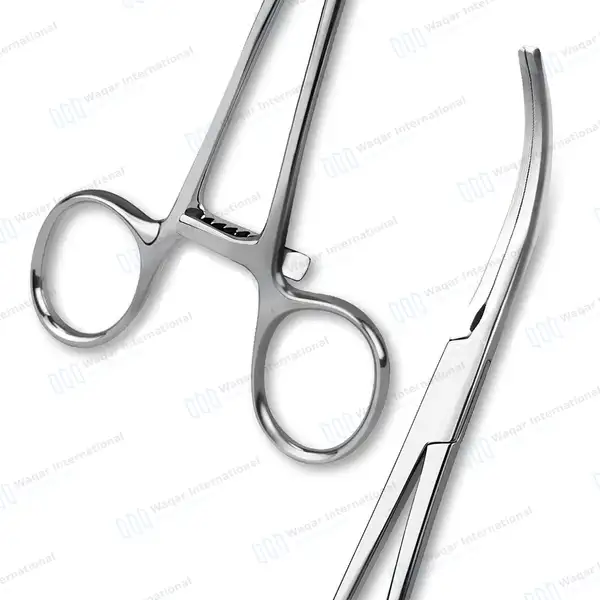 DeBakey-Rumel Atraumatic Forceps 9″ Curved Serrated Jaws - surgical instruments manufactured by Waqar International, Sialkot - view 7