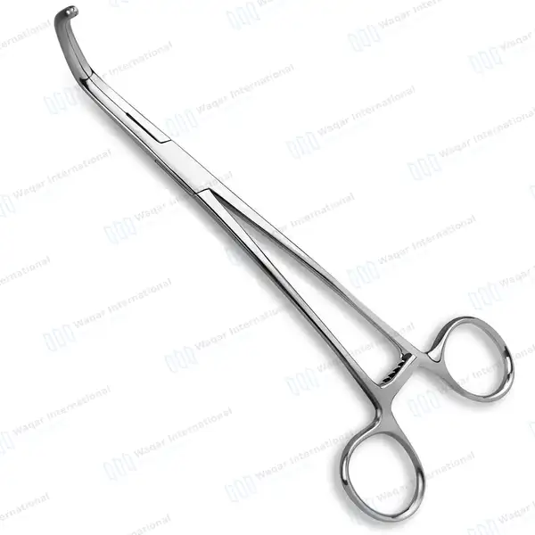 DeBakey-Satinsky Vena Cava Clamp 8.25″ Double Angled - surgical instruments manufactured by Waqar International, Sialkot - view 2